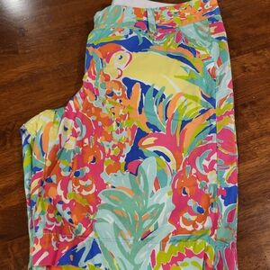 Lilly Pulitzer Colorful Tropical Print Shorts